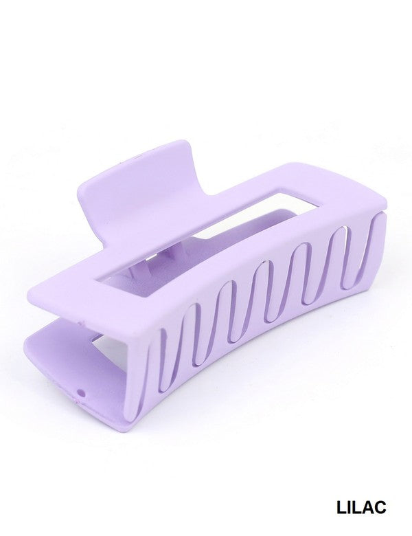 4 Inch Rectangle Hair Claw Clip