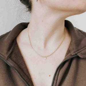 Reba Rounded Snake Chain Necklace