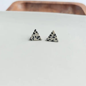 Spiffy and Splendid Triangle Stud Earrings